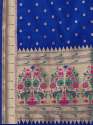 NEVYBLUE BANARASI SILK PAITHANI DUPATTA thumb 4