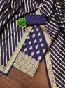 NEVYBLUE BANARASI SILK UNSTICHED SUIT thumb 1