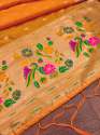 ORANGE SILK DUPATTA thumb 3
