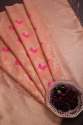 PEACH FANCY BANARASI SILK DUPATTA  thumb 5