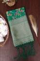 PGREEN BANARASI SILK WITH ZARI DUPATTA
