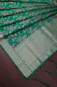 PGREEN BANARASI SILK WITH ZARI DUPATTA thumb 3