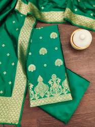 PGREEN UNSTICHED SILK SUIT