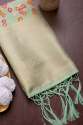  PISTA BANARASI SILK FLOWER PATTERN DUPATTA thumb 1
