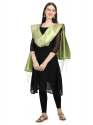 PISTA BANARASI SILK WITH FLOWER PATTERN DUPATTA thumb 3