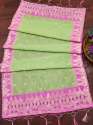 PISTA PAITHANI SILK DUPATTA thumb 3