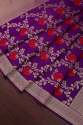  PURPLE FANCY BANARASI SILK DUPATTA thumb 3