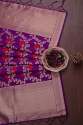  PURPLE FANCY BANARASI SILK DUPATTA thumb 5