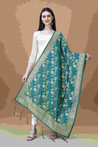 RAMA BANARASI SILK DUPATTA