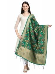 RAMA BANARASI SILK DUPATTA WITH BAHUBALI