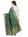 RAMA BANARASI SILK DUPATTA WITH BAHUBALI thumb 1