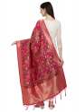 RANI BANARASI SILK DUPATTA WITH BAHUBALI  thumb 1
