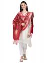 RANI BANARASI SILK DUPATTA WITH BAHUBALI  thumb 3