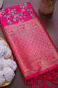  RANI BANARASI SILK FLOWER PATTERN DUPATTA thumb 1