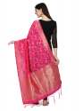 RANI BANRASI SILK WITH FLOWER PATTERN DUPATTA thumb 1