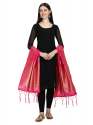 RANI BANRASI SILK WITH FLOWER PATTERN DUPATTA thumb 3