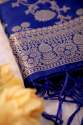 RBLUE BANARASI SILK DUPATTA  thumb 1