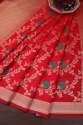  RED FANCY BANARASI SILK DUPATTA thumb 2