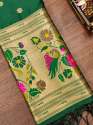SILK DUPATTA BGREEN  thumb 1