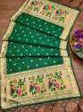 SILK DUPATTA BGREEN  thumb 4