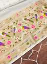 WHITE BANARASI SILK DUPATTA thumb 3