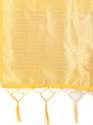 YELLOW BANARASI SILK WITH FLOWER PATTERN DUPATTA thumb 4
