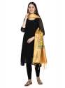 YELLOWBANARASI SILK DUPATTA WITH BAHUBALI thumb 3