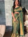 Beautiful And Classical Rich Look Saree With Soft Lichi Silk thumb 1