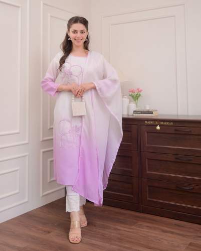 Beautiful Heavy Suit With Pure Moti Hand Work With Pure Moti Hand Work by RJ Creation