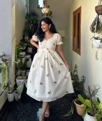 Joy Of Dressing  With Beautiful Cora Cotton Dress