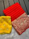 New Arrival And Heavy Collection Viscose Georgette Saree  thumb 2
