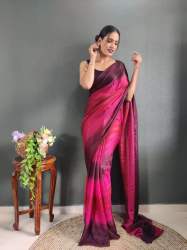 Present New Arriaval Ready To Wear Soft Naylone Saree