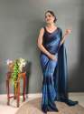 Present New Arriaval Ready To Wear Soft Naylone Saree thumb 3