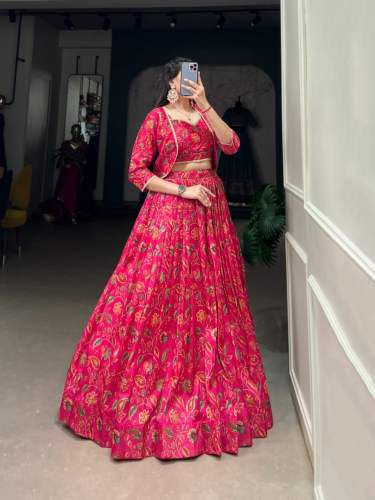 Embrace Tradition Wedding Collection Tussar Silk Lehenga