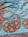 Fancy Gadhwali Silk Embroidered Saree thumb 6