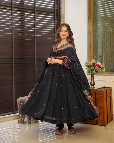 Featuring Soothing Launching Festival Special Gown With Dupatta  
