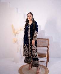 Good Quality Heavy Velvet New Kurti-plazzo Set