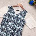 Soft Cotton Ikkat Print Speaks One Piece Dress thumb 4