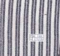 White Colour Blue Line Matty weave fabric