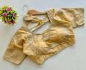 Golden Embroidery Trendy Collection Blouse With Sequence Touch Up thumb 3