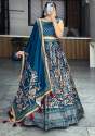 Latest Exclusive Printed Lehenga With Gota Patti Work On Kali thumb 1