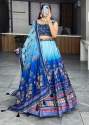  Latest Exclusive Printed Lehenga With Gota Patti Work On Kali thumb 8
