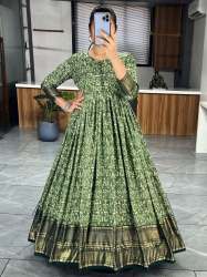 Most Gorgeous Latest Trendy Kalamkari Gowns 