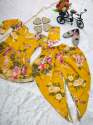New Designer Heavy Fox Georgette Dhoti Salwar Suit With Digital Print Work thumb 7