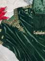 New Hit Presernting Embroidery Work Velvet Kaftan-palzo Set thumb 1
