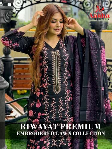 Pure Cotton Print Premium Embroderd Top And Bottam And Dupatta