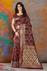 Newly Launched Exclusive Banarasi Art Silk Saree