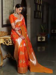 Premium Collection Art Silk Saree With Zari Woven