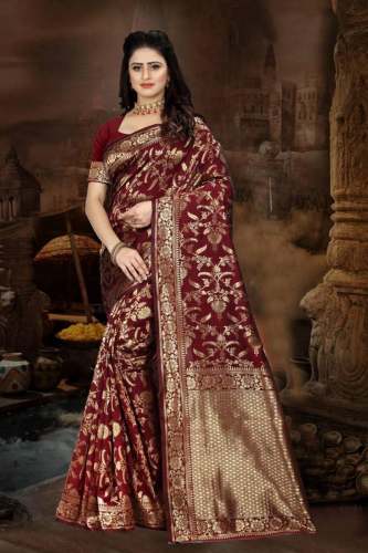 Pure Banarasi Art Silk Amazing Design Saree