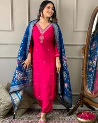 Elegant And Classical Premium Embroidered Kurta Set 